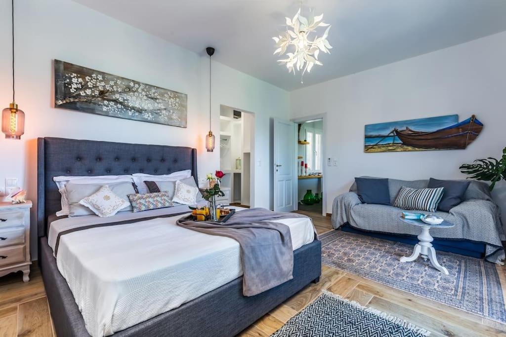 Skopelos Blue Heaven Pool Villa In Olive Grove Екстериор снимка