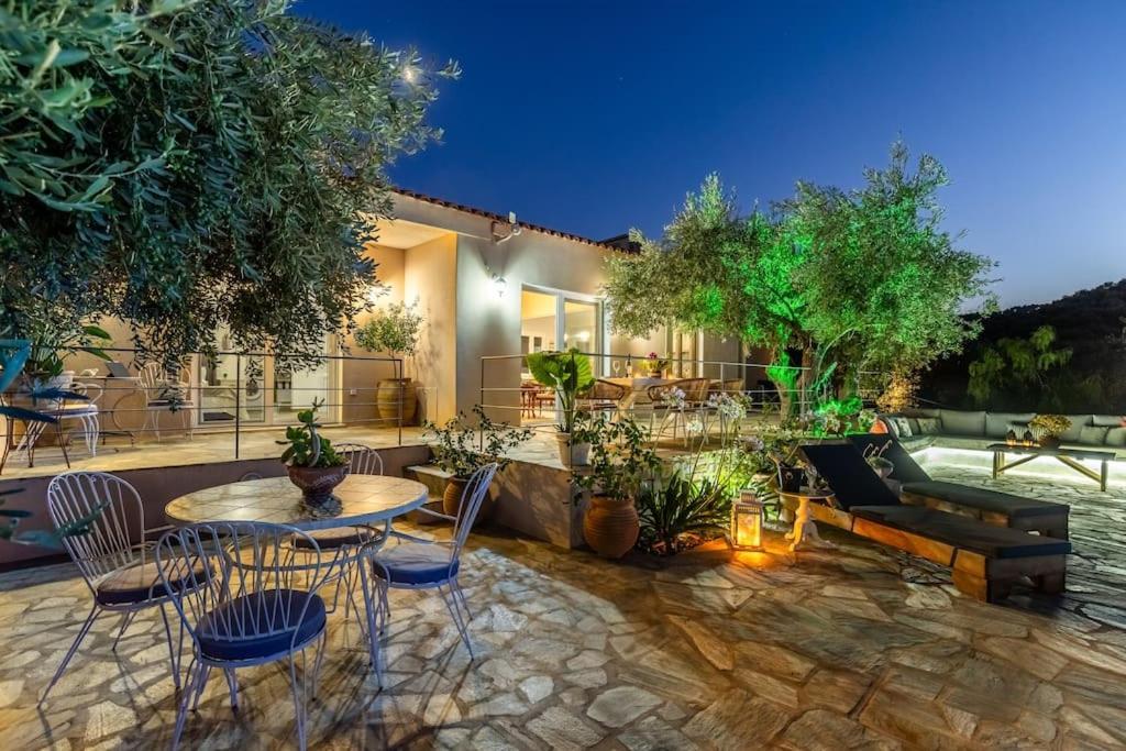 Skopelos Blue Heaven Pool Villa In Olive Grove Екстериор снимка